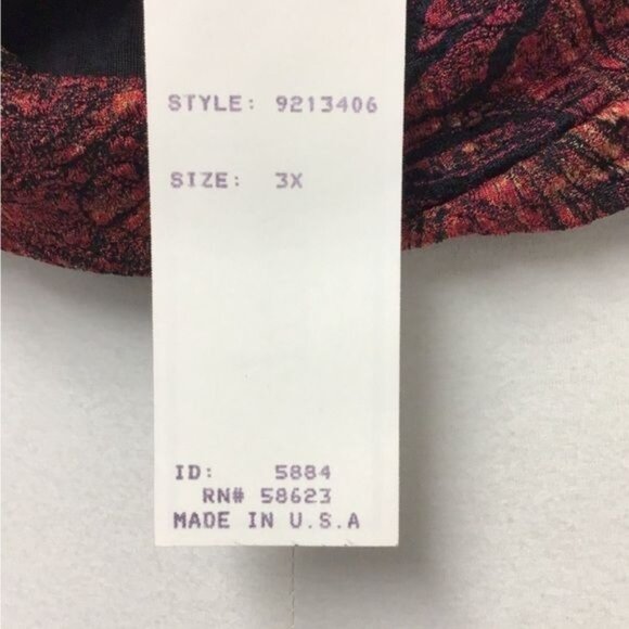 Carducci Vintage Women’s Long Sleeve Cowl Neck Sweater, Orange, size 3X - Picture 6 of 8